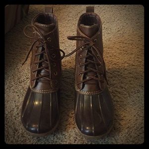 Bonnibel brown duck boots